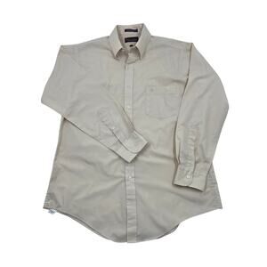 Etienne Aigner Vintage 70s Mens Long Sleeve Button Up Dress Shirt Sz 16 32/33